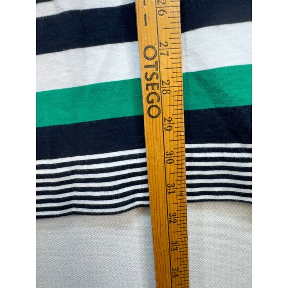 Banana Republic Womens Sheath Dress Suze 8 Multicolor Striped Short Sleeve - Picture 7 of 12